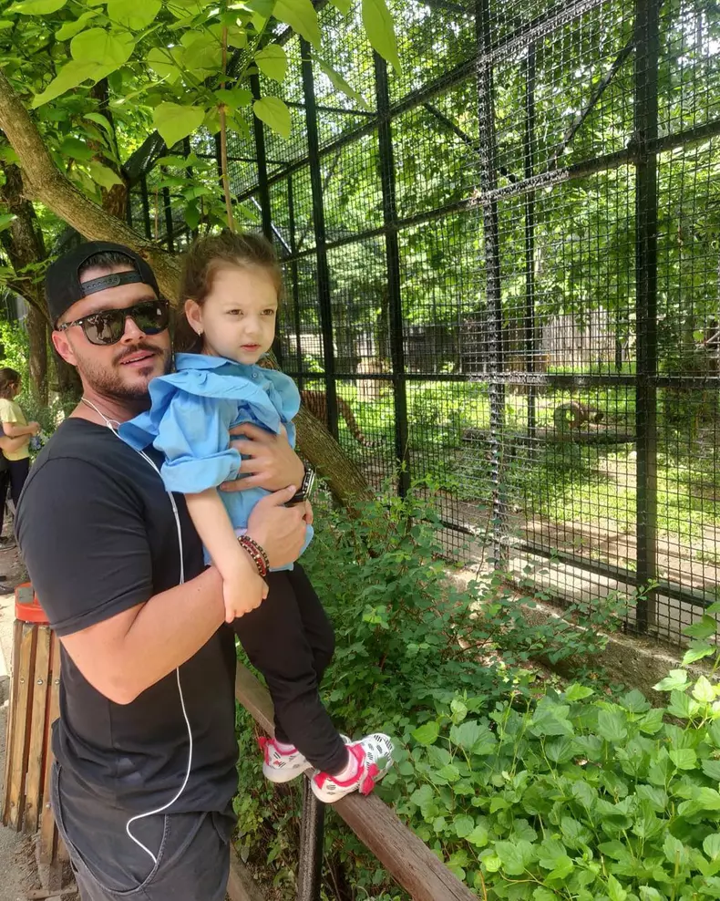 Victor Slav și fiica lui, Sofia Natalia