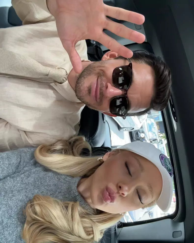 Ariana Grande Jonathan Bailey Wimbledon 2023
