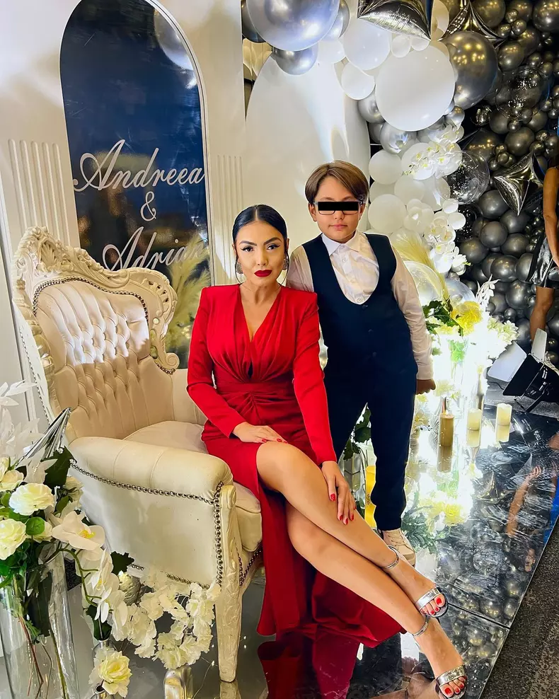 Andreea Mantea copil fiu băiat David