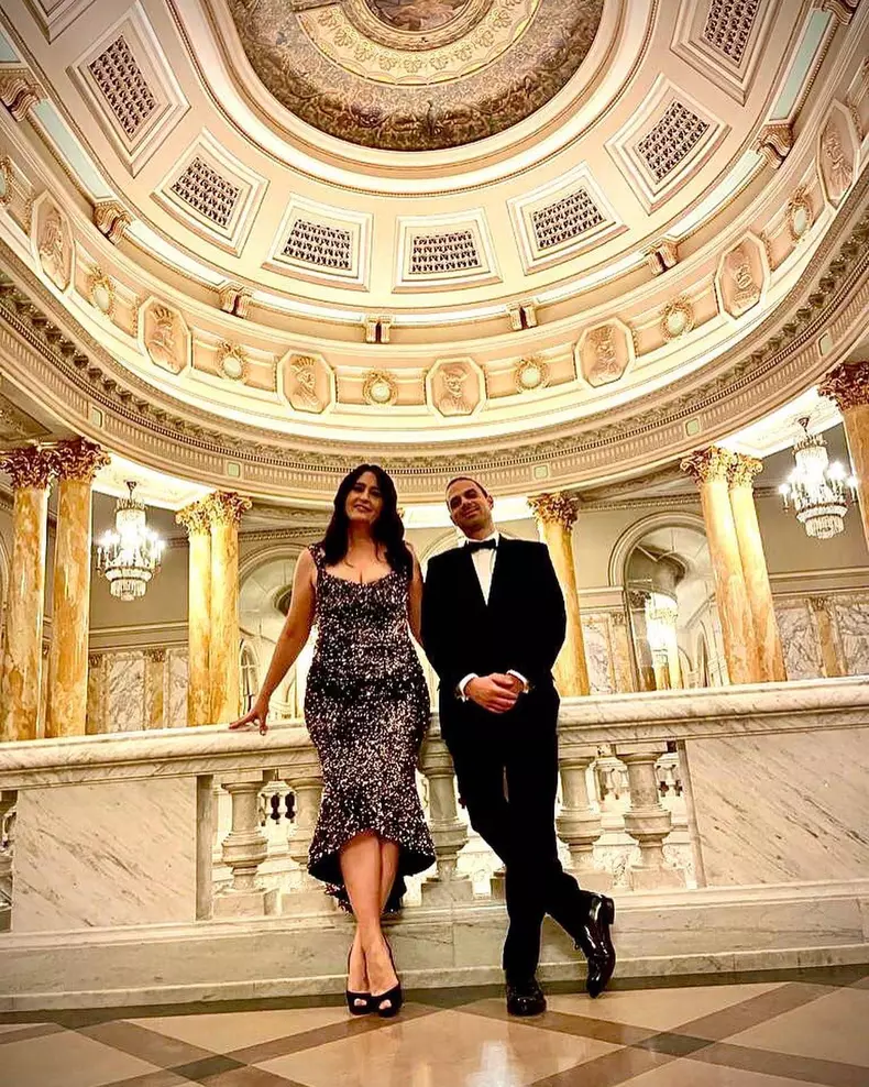 Amalia Năstase și soțul ei, Răzvan Vasilescu