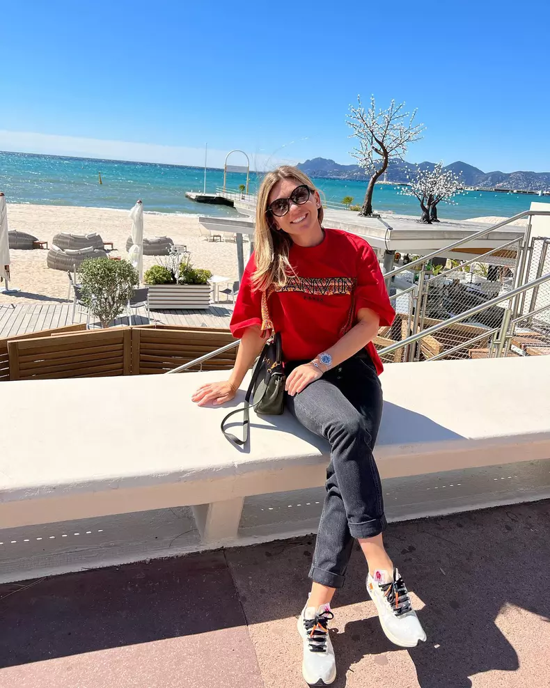 Simona Halep pe litoral