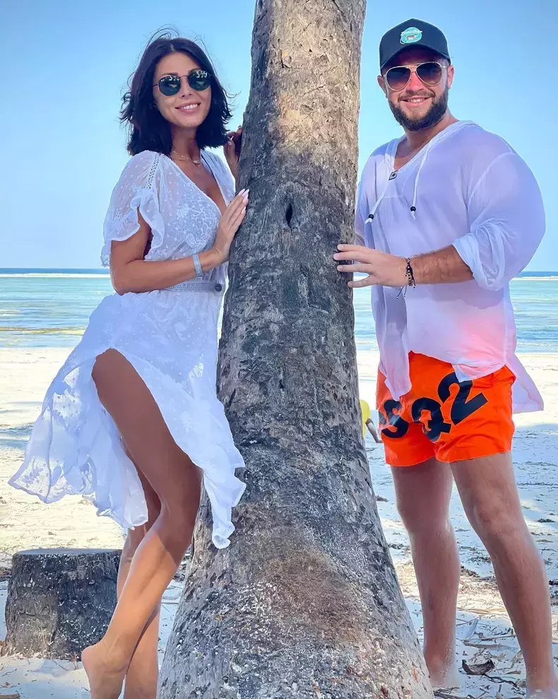 Ilinca Vandici și fostul ei soț, Andrei Neacșu