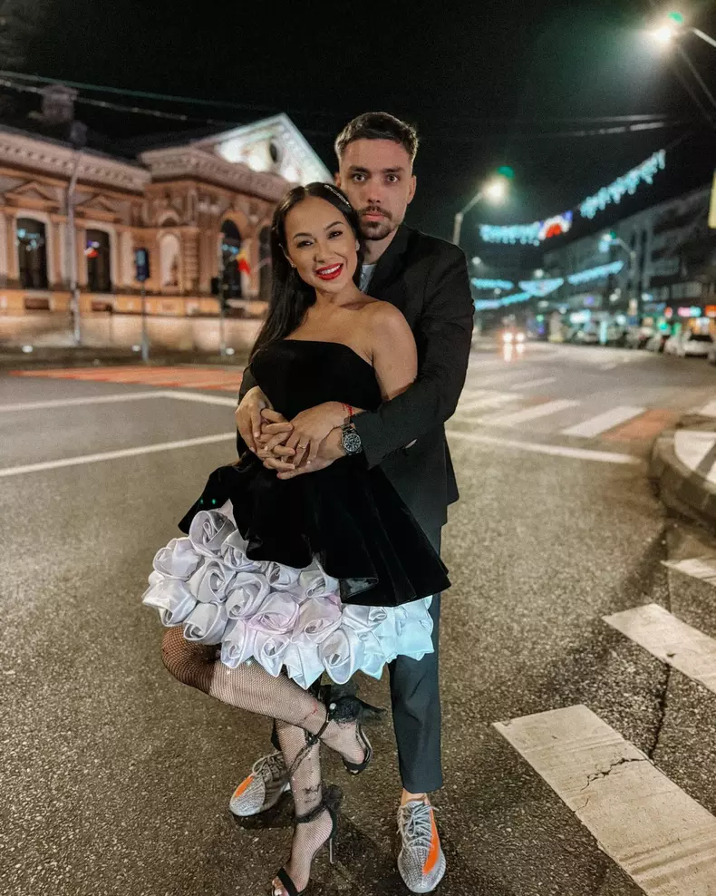Vlăduța Lupău și soțul ei, Adrian Rus