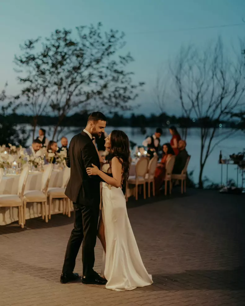 Denis Hanganu și soția lui, Raluca