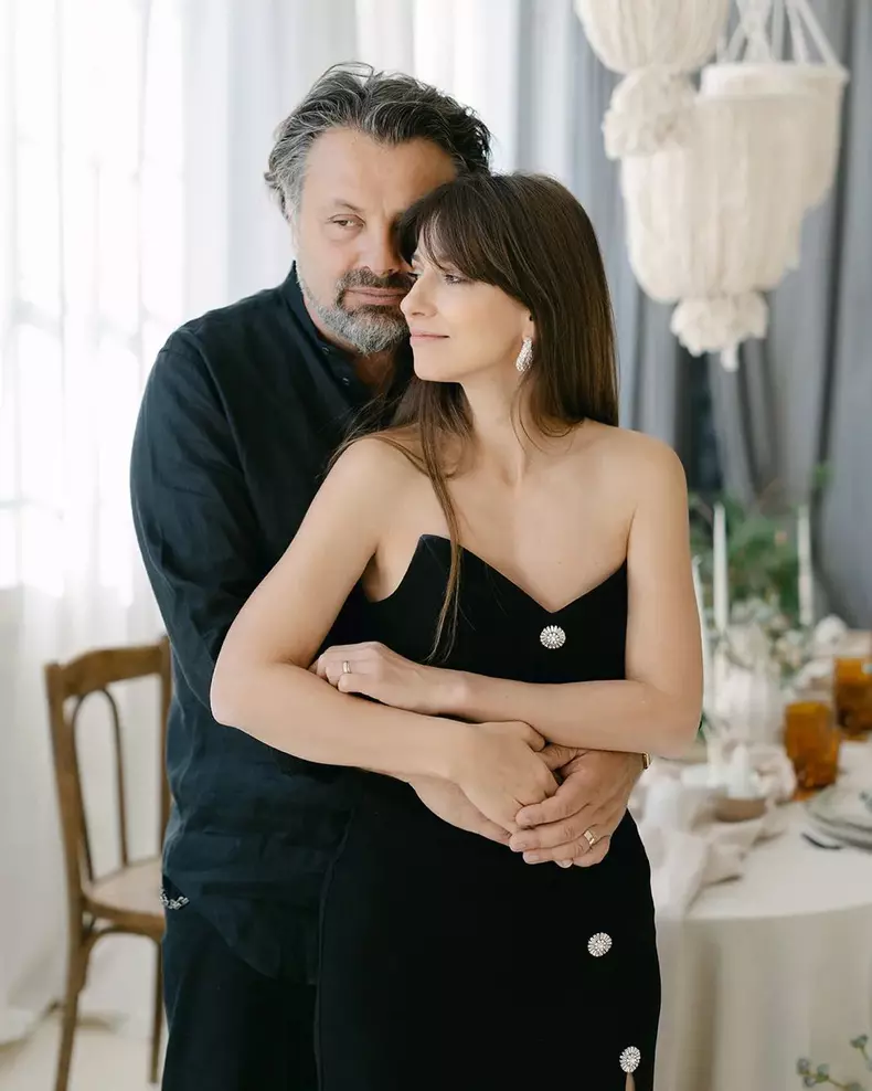 Dana Rogoz și soțul ei, Radu Dragomir