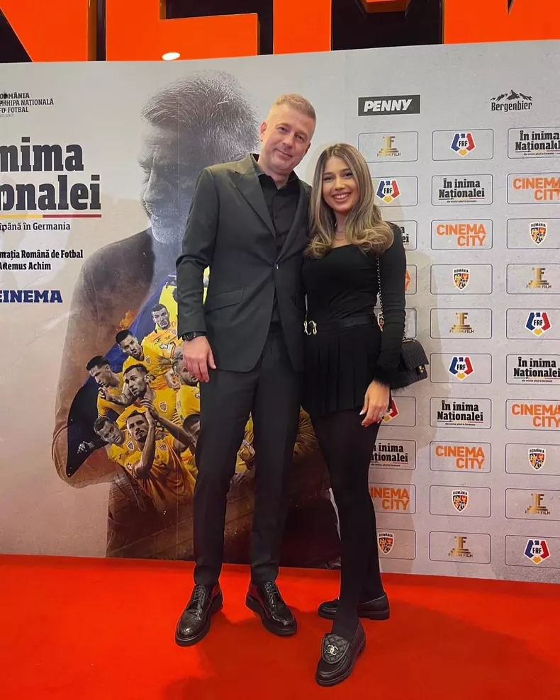 Maria Iordănescu și fratele ei, Edi Iordănescu