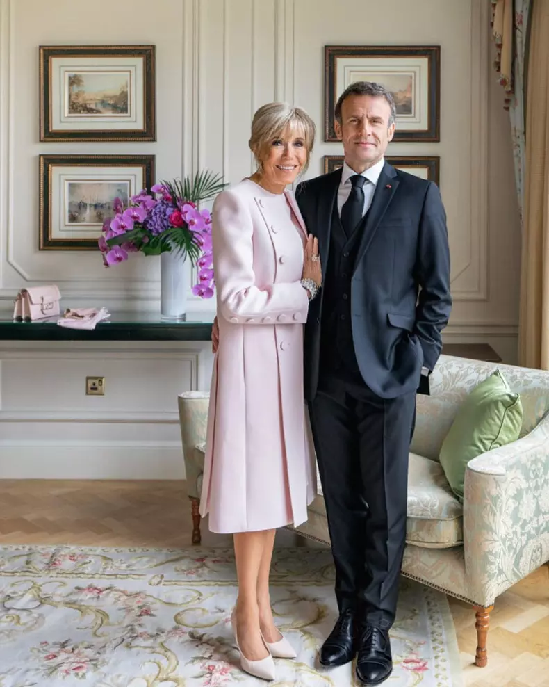 Brigitte Macron și Emmanuel Macron