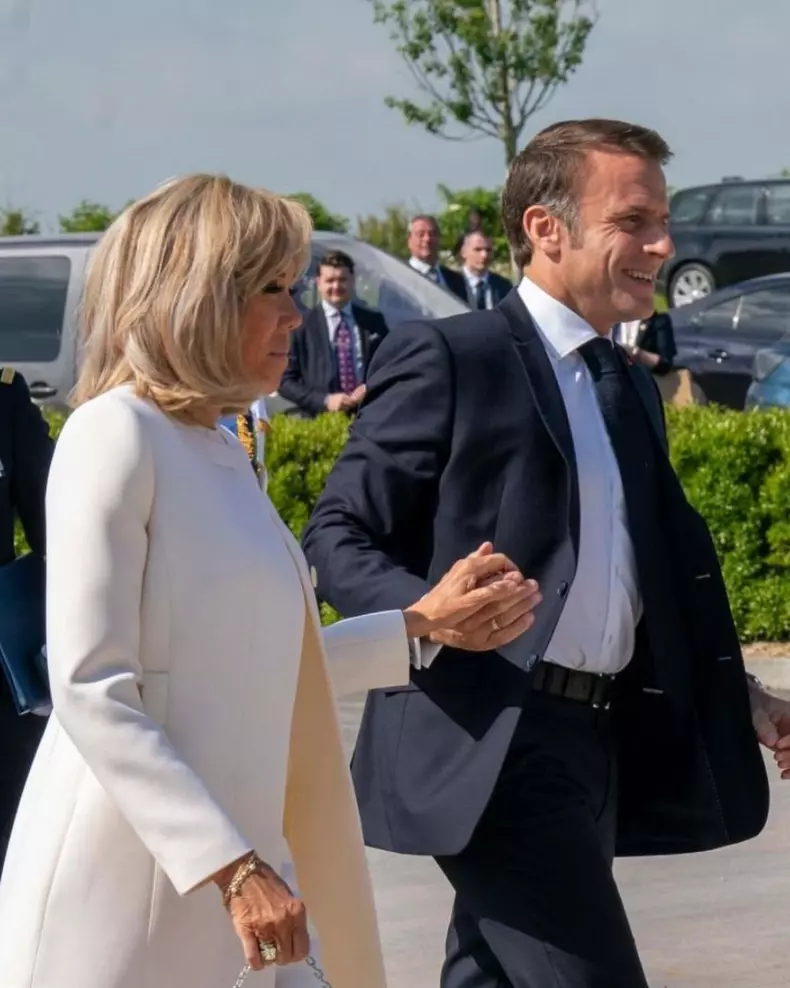 Brigitte Macron și Emmanuel Macron ron și Emmanuel Macron (2)