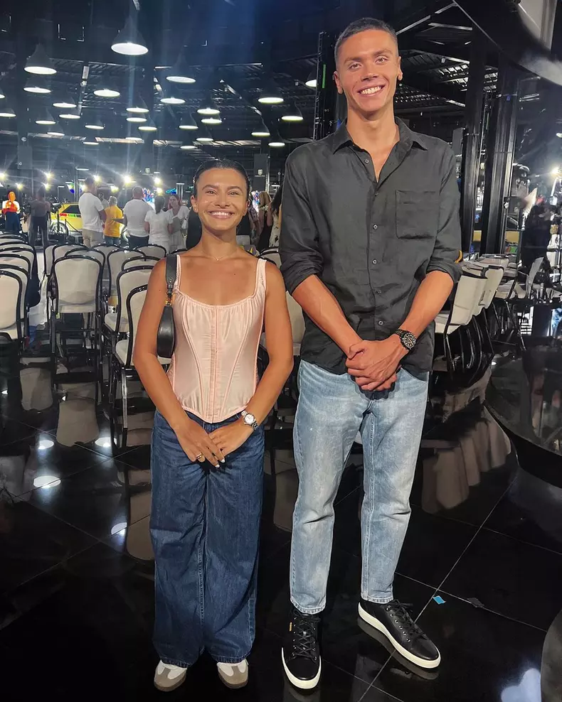 David Popovici şi Sabrina Voinea Alexia