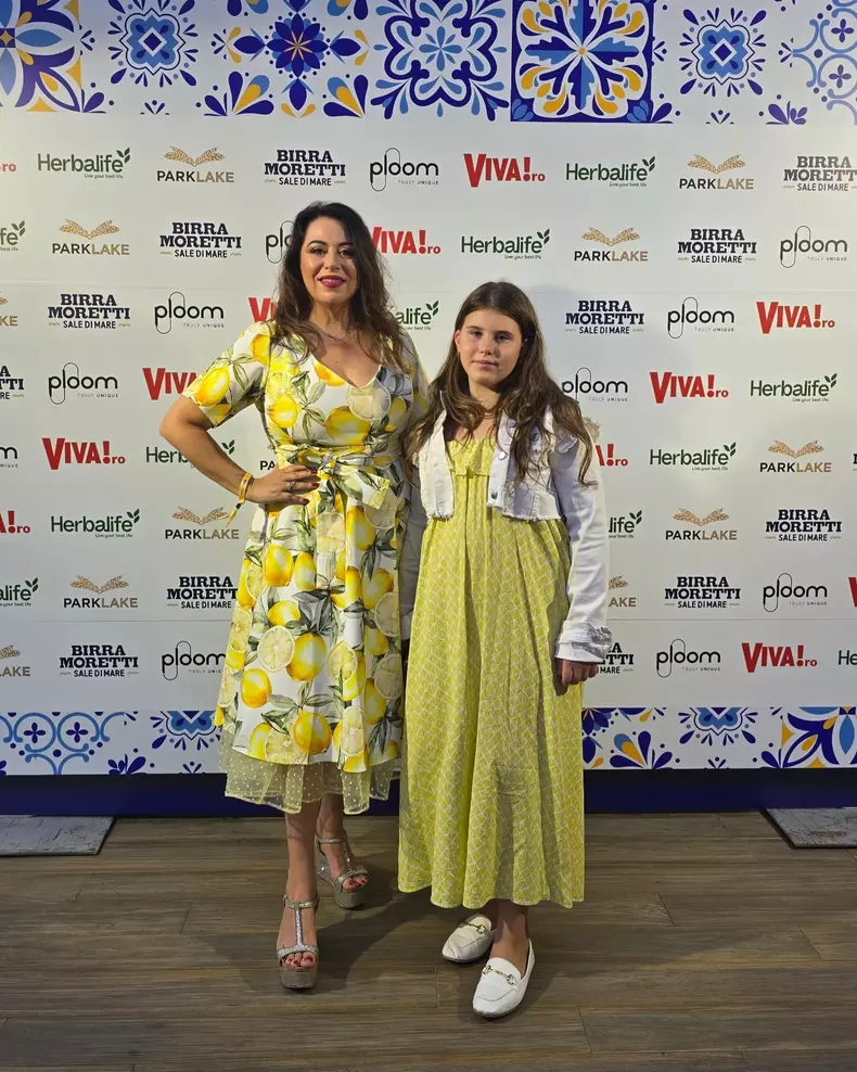 Oana Roman şi Isabela, fiica ei