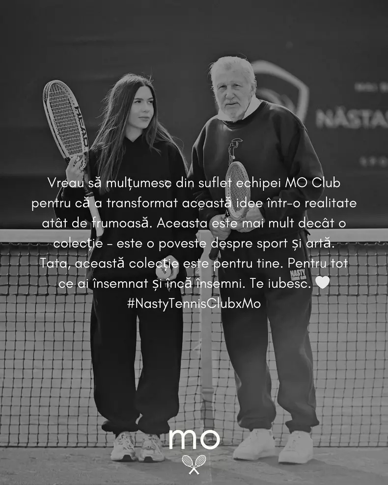 Alessia Năstase, fiica lui Ilie Năstase, a lansat prima ei colecție de haine, inspirată de cariera fostului jucător profesionist de tenis (1)