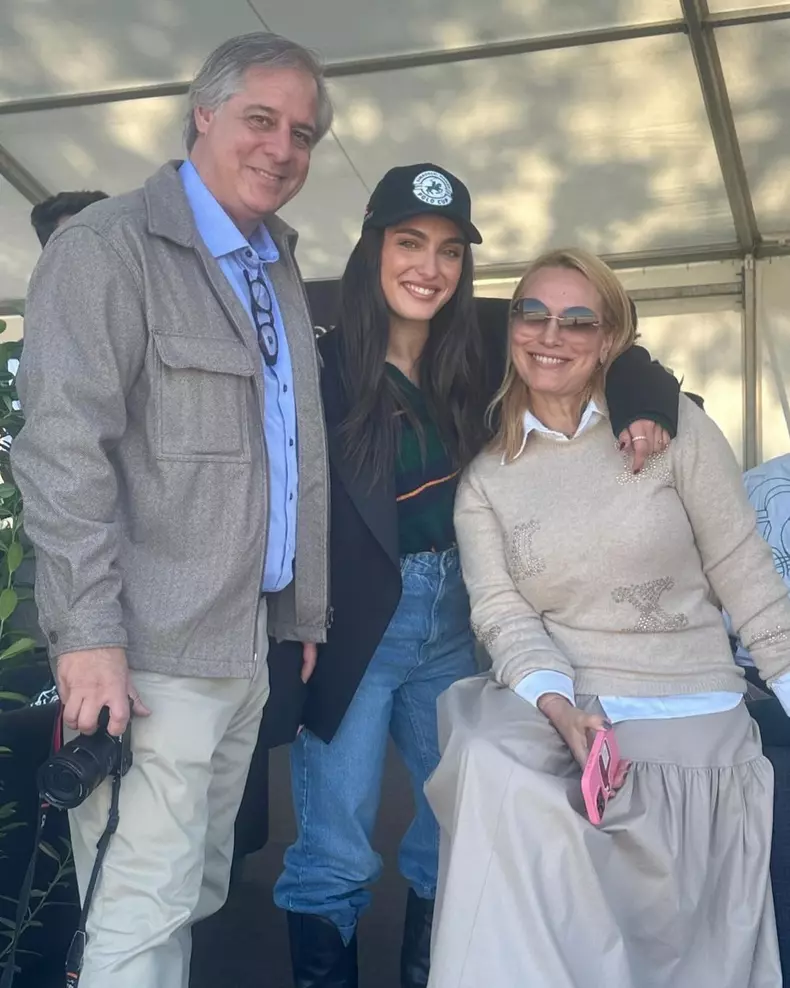 Alexia Eram și părinții ei, Andreea Esca și Alexandre Eram