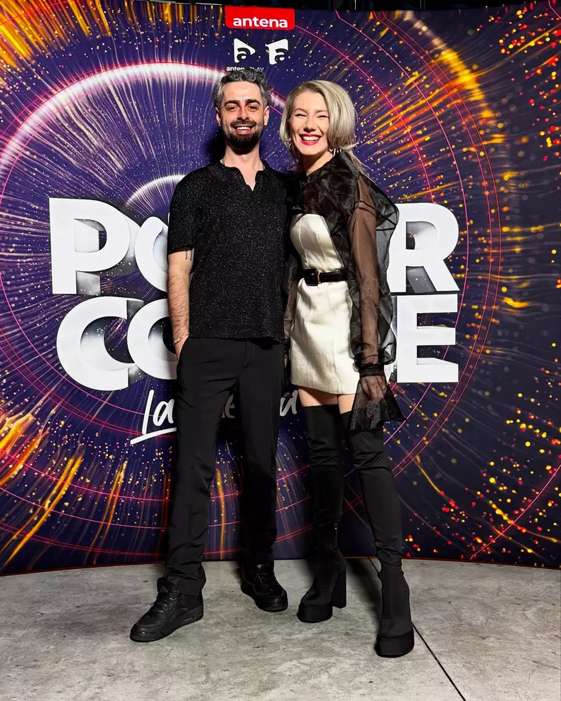 Radu Bucălae și soția lui, Alexandra, la avanpremiera Power Couple 2025