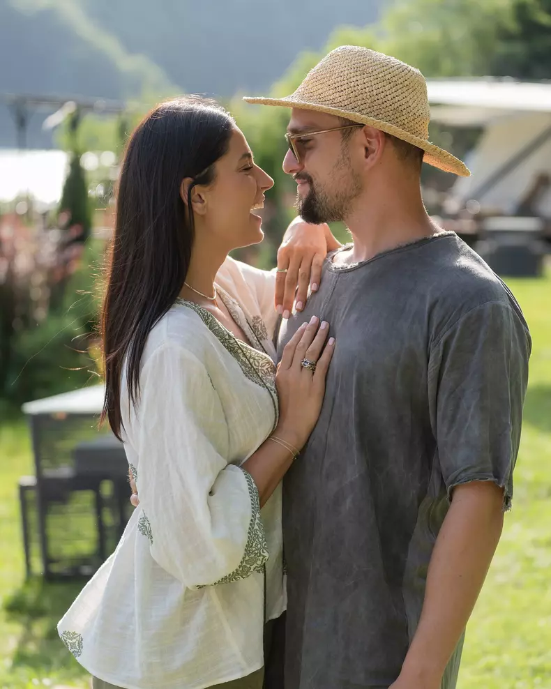 Vlad Gherman și Oana Moșneagu, soția lui (1)