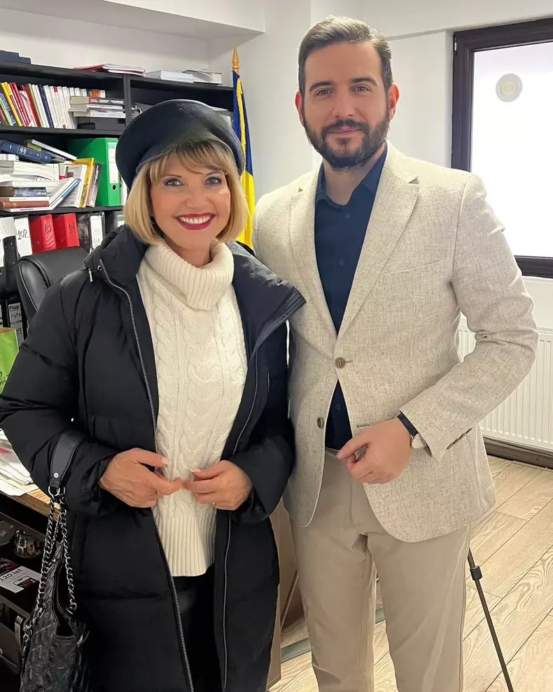 Marina Almășan și Adrian Cuculis, avocatul care o reprezintă în lupta legală cu Georgică Cornu