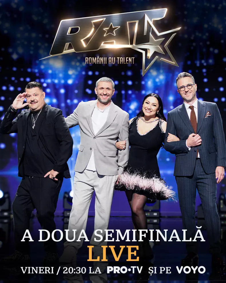 A doua semifinală Românii au talent sezonul 15 vineri 9 mai