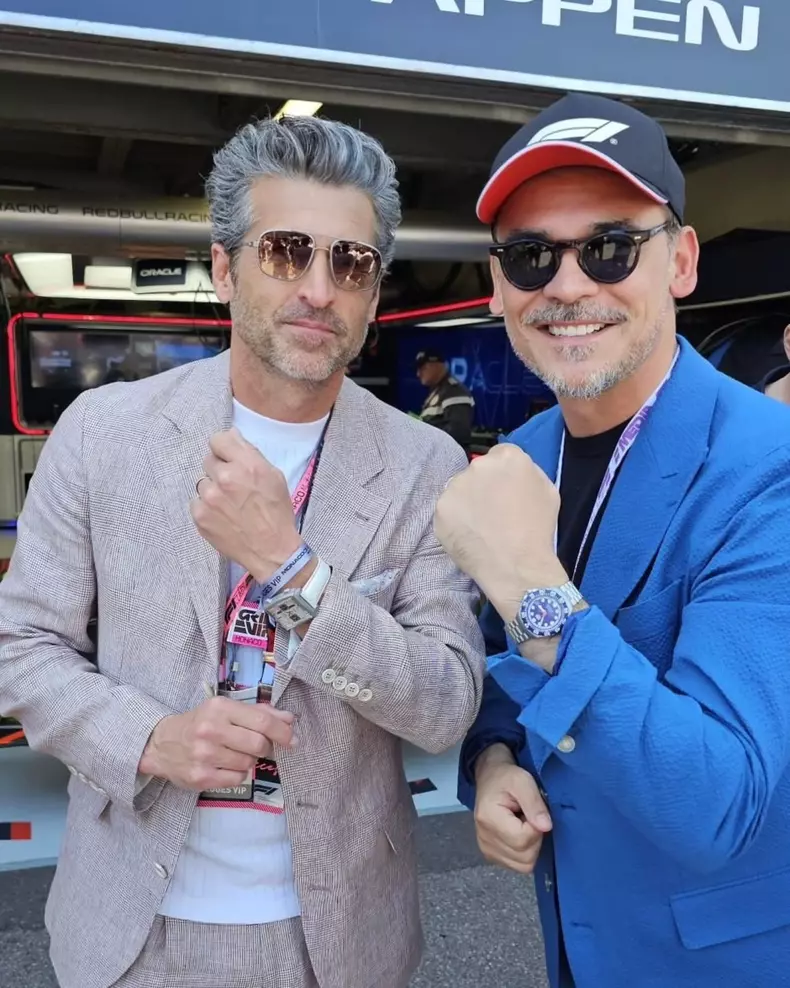 Răzvan Simion și Patrick Dempsey la Formula 1 Monaco 2025