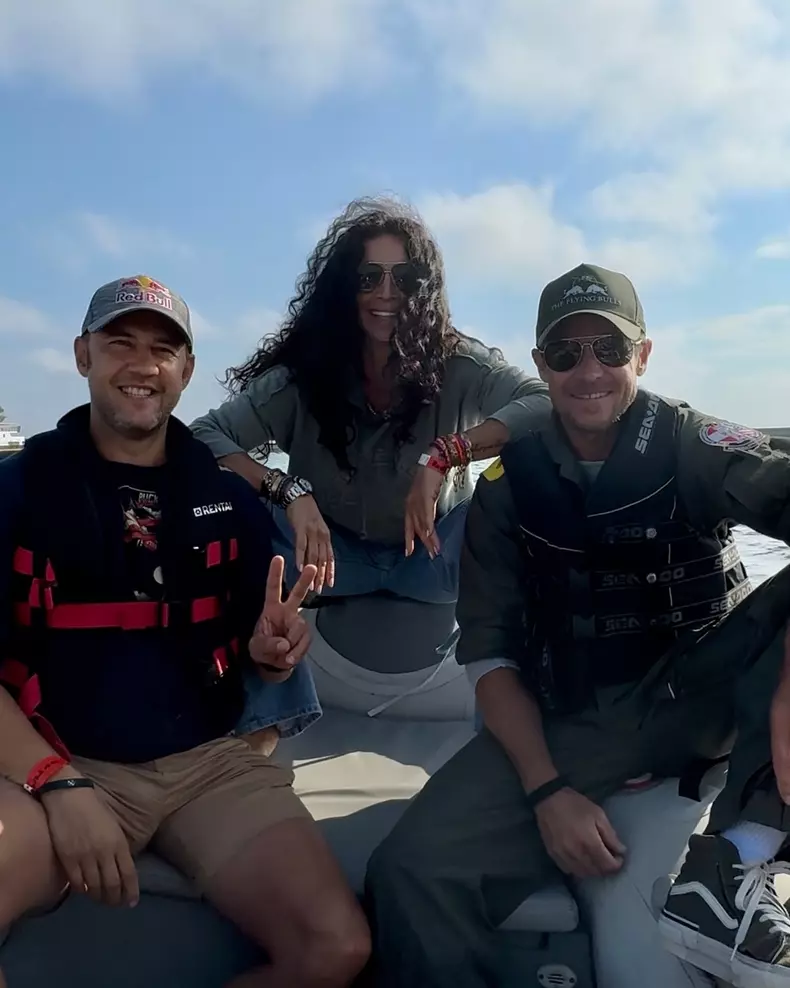 Felix Baumgartner și Mihaela Rădulescu (2)