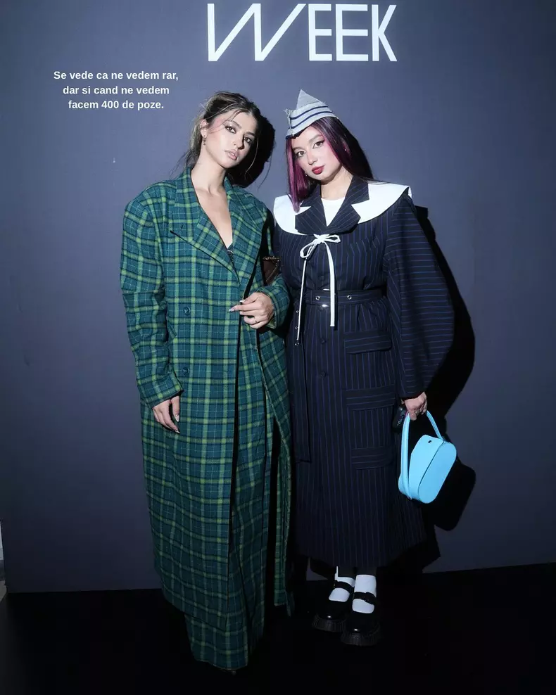 Irina Manea și Maria Zvinca la Mercedes-Benz Bucharest Fashion Week 2025
