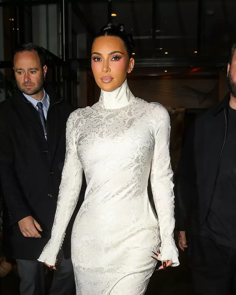 Kim Kardashian seen leaving the Whitby Hotel in New York City