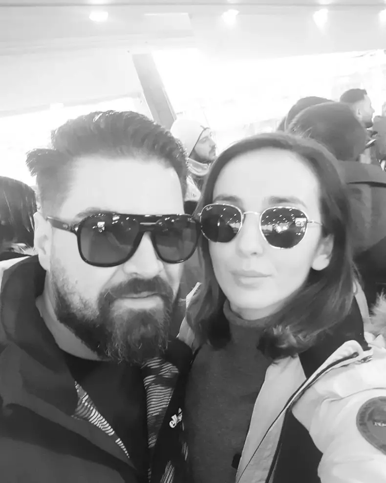 roxana si laurentiu alb-negru