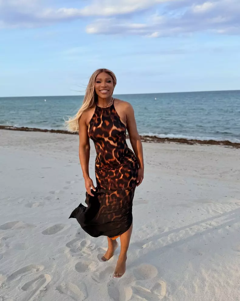 serena williams la plaja