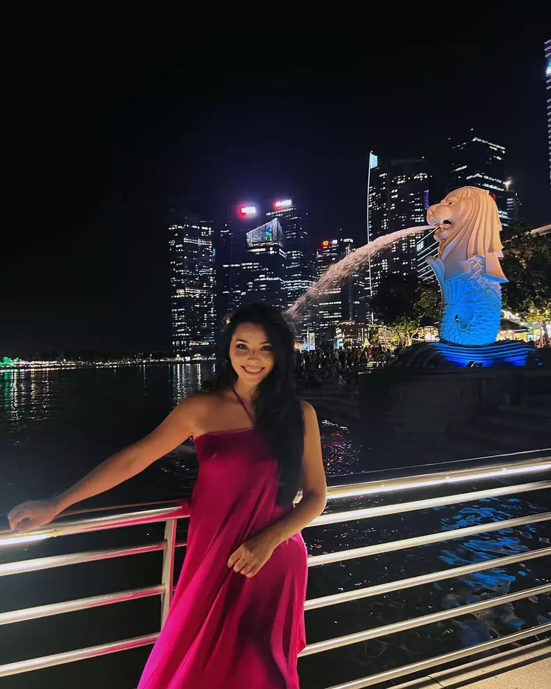 Corina Caragea, imagini spectaculoase din vacanța de vis în Singapore
