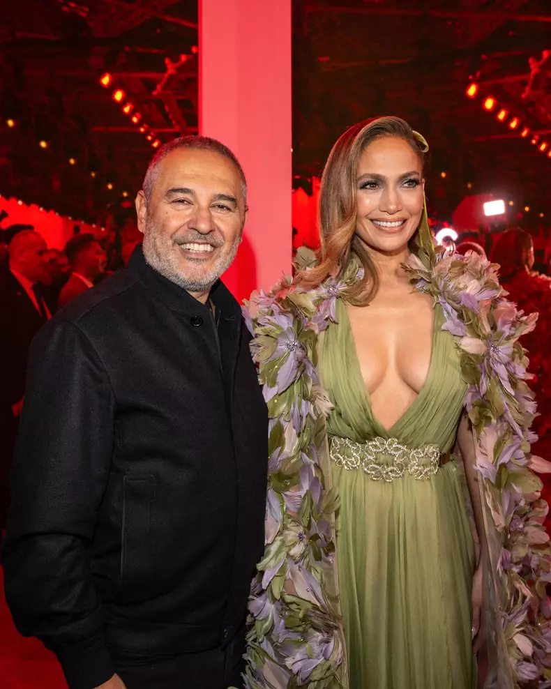 PFW - Jennifer Lopez At Elie Saab
