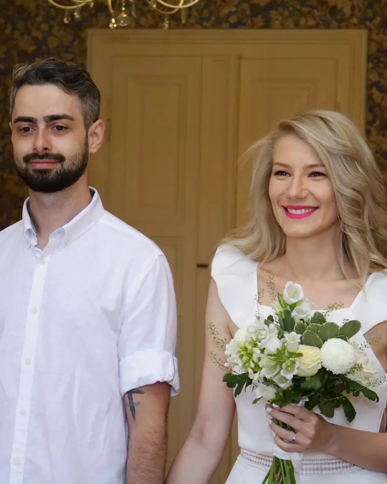 Alexandra și Radu Bucălae, imagini de la cununia civilă  (4)