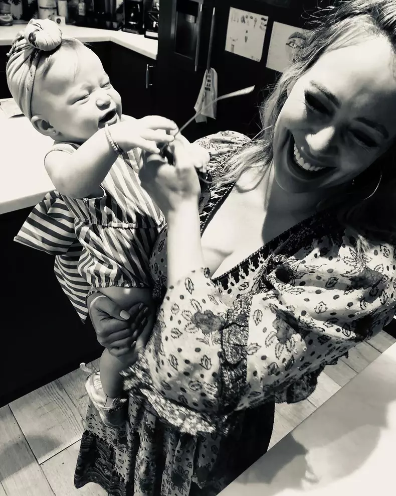 Hilary Duff și fiica ei Banks Koma