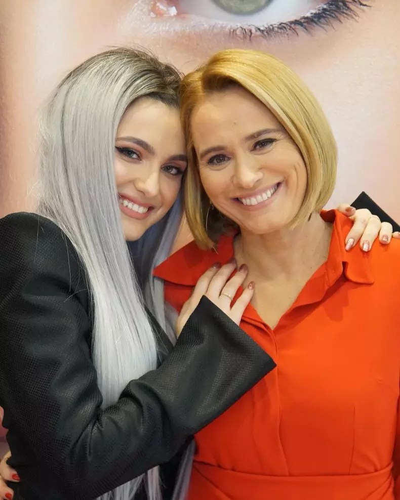 Andreea Esca și fiica ei Alexia