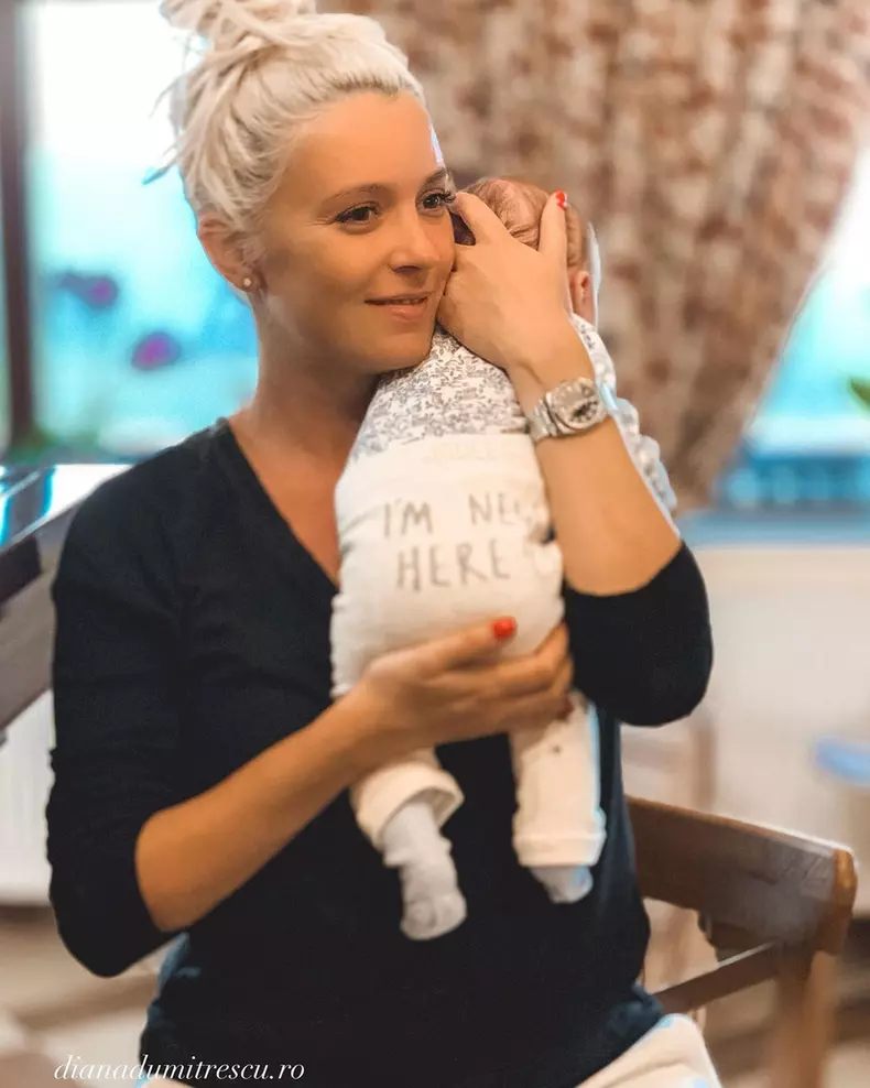 Diana Dumitrescu și fiul ei Carol Anton
