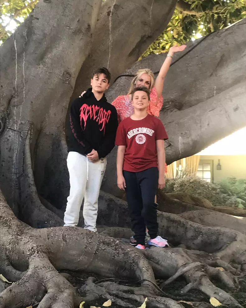 Britney Spears și fiii ei Jayden și Sean