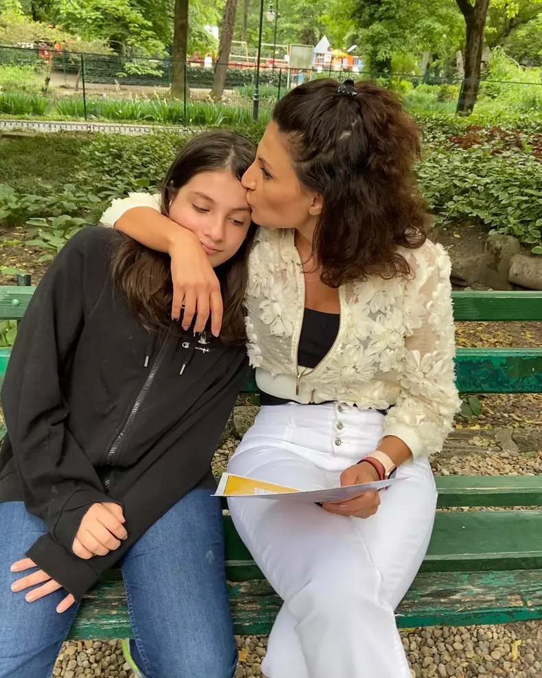 Ioana Ginghină și fiica ei Ruxandra