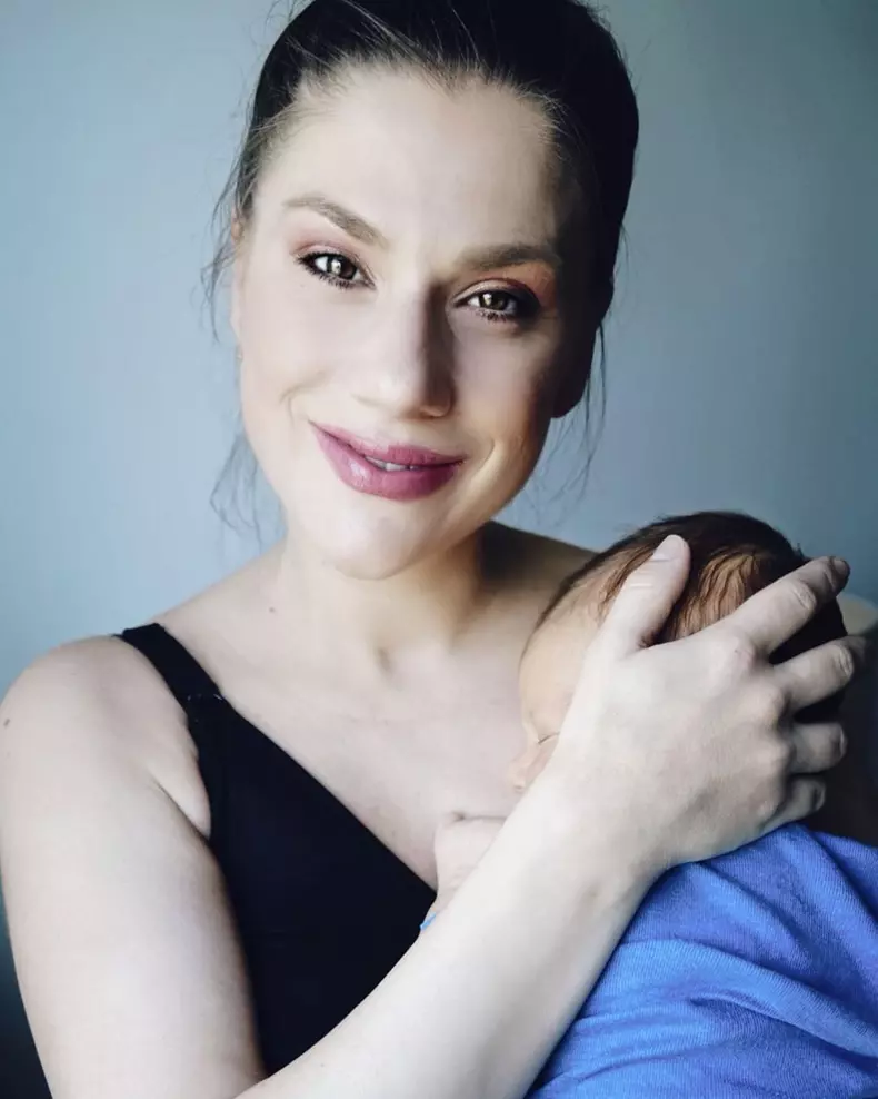 Tily Niculae și fiul ei Radu