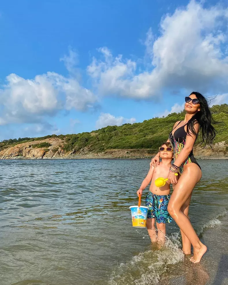 Andreea Mantea și fiul ei David