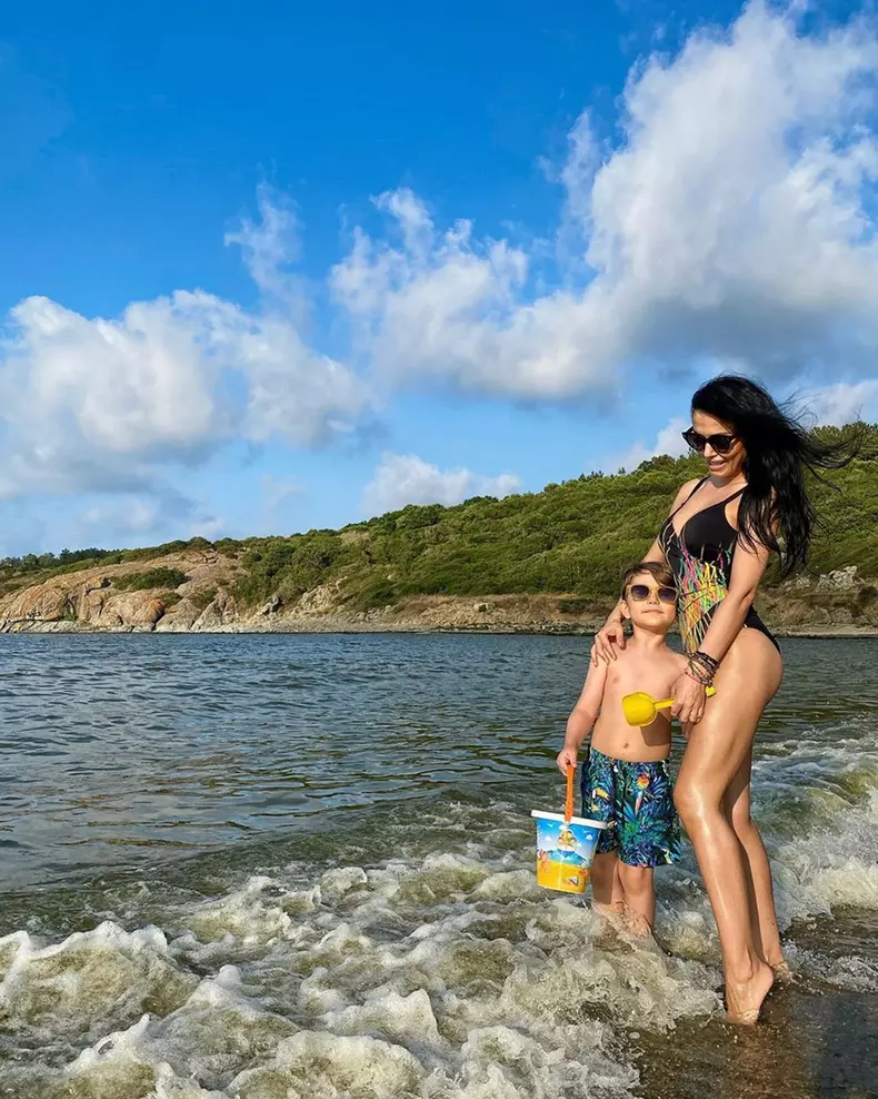 Andreea Mantea și fiul ei David