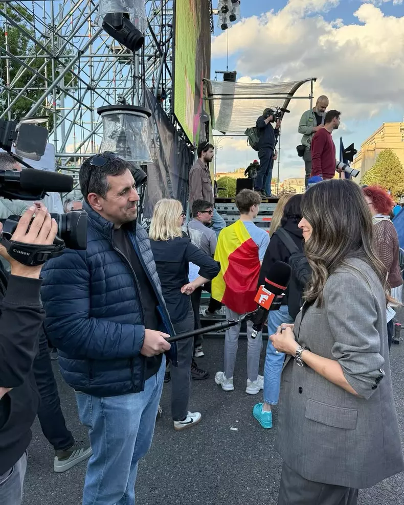 Andreea Raicu la mitingul „România în lumină” (4)
