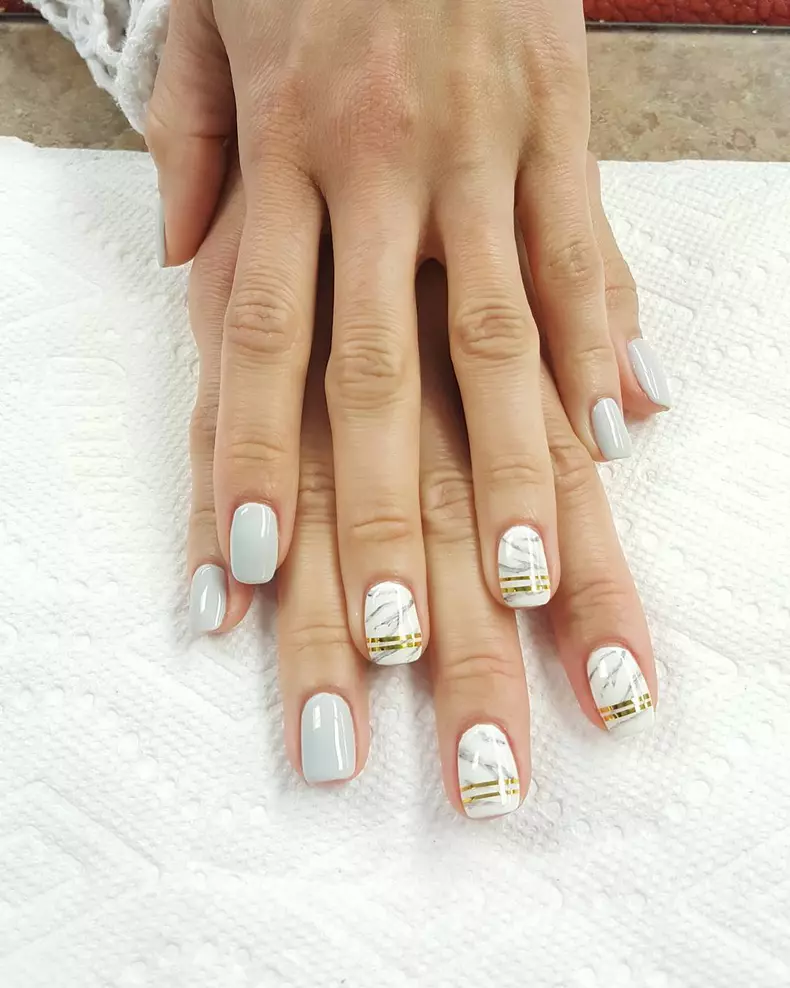 O manichiură perfectă pentru o mireasă, dar nu numai! Foto: @nailsbymichy81