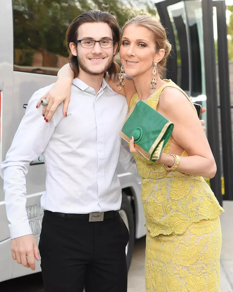 Celine Dion și fiul ei cel mare, René-Charles
