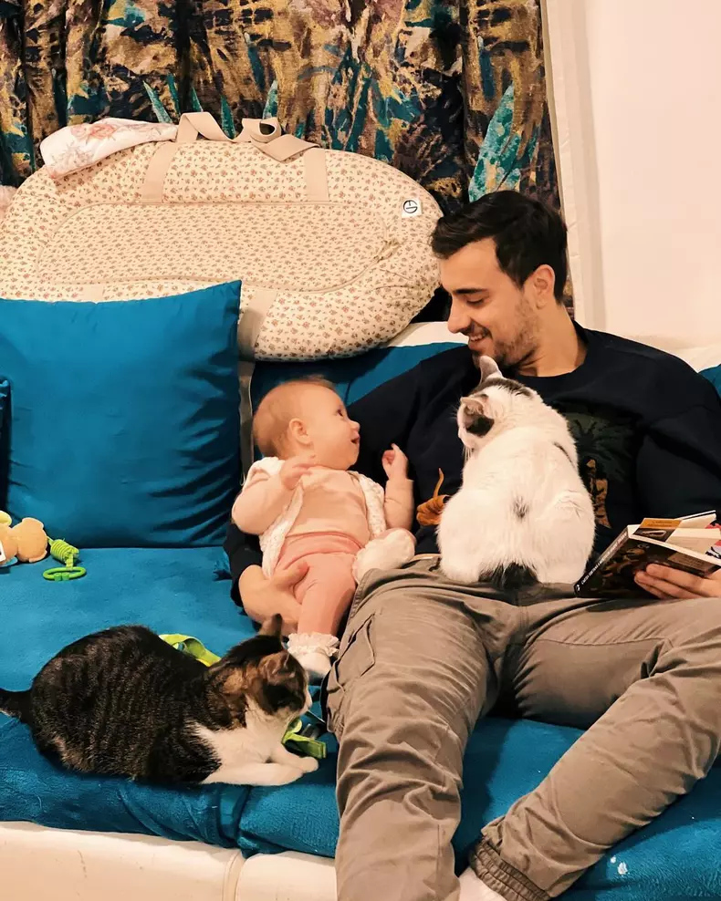 Liviu Teodorescu și fiica lui