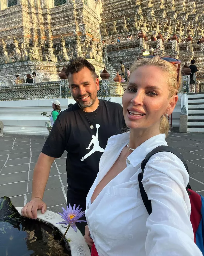 Andreea Bănică și soțul ei