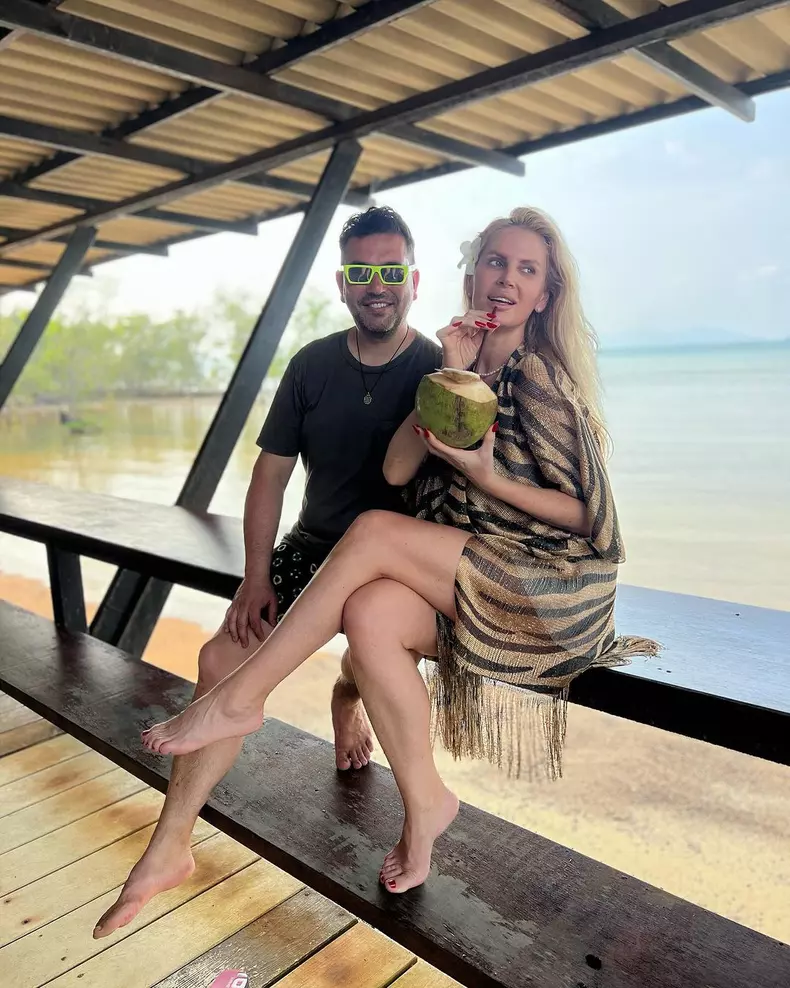 Andreea Bănică și soțul ei