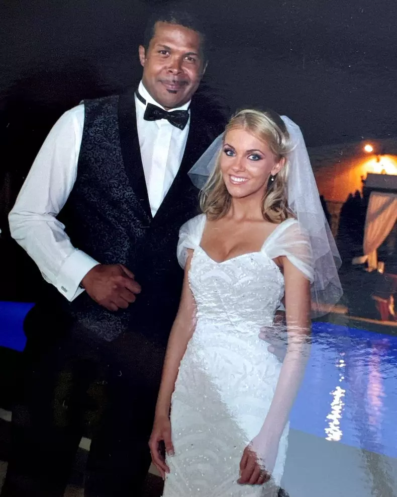 Andreea și Cabral Ibacka la nunta lor