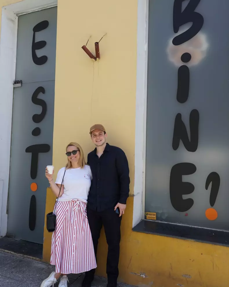 Andreea Esca și fiul ei