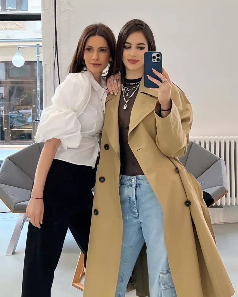 Andreea Berecleanu și fiica ei