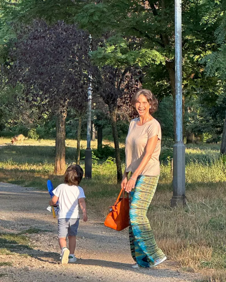 Ramona Bădescu și fiul ei