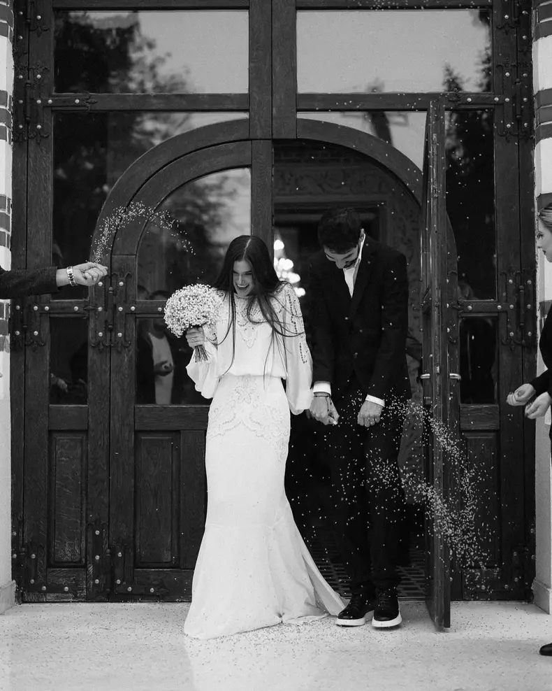 Theo Rose și Anghel Damian la nuntă