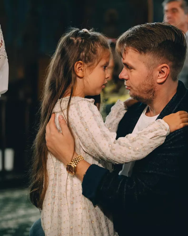 4. Codin Maticiuc și fiica lui la nunta lui Theo Rose