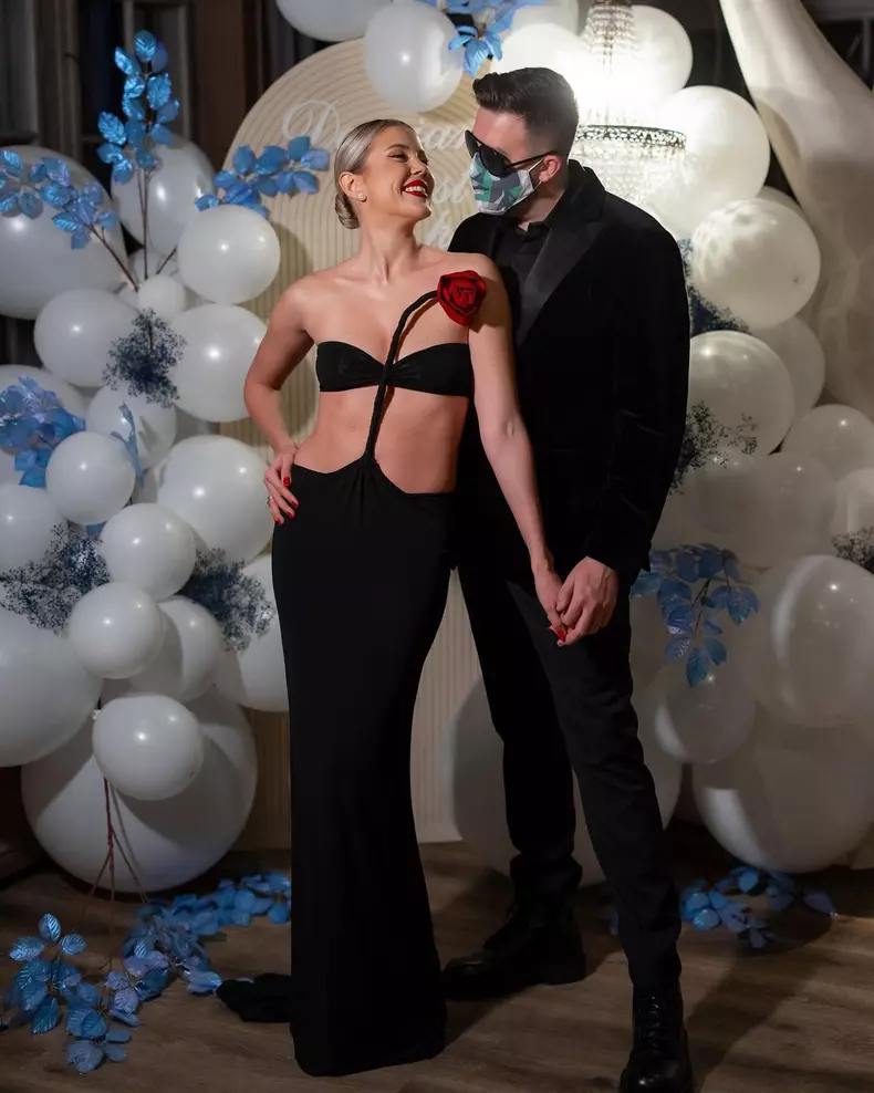 Emily Burghelea și soțul ei